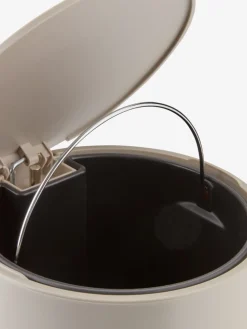 OXIECubo con pedal OXIE 5L con cierre suave beis