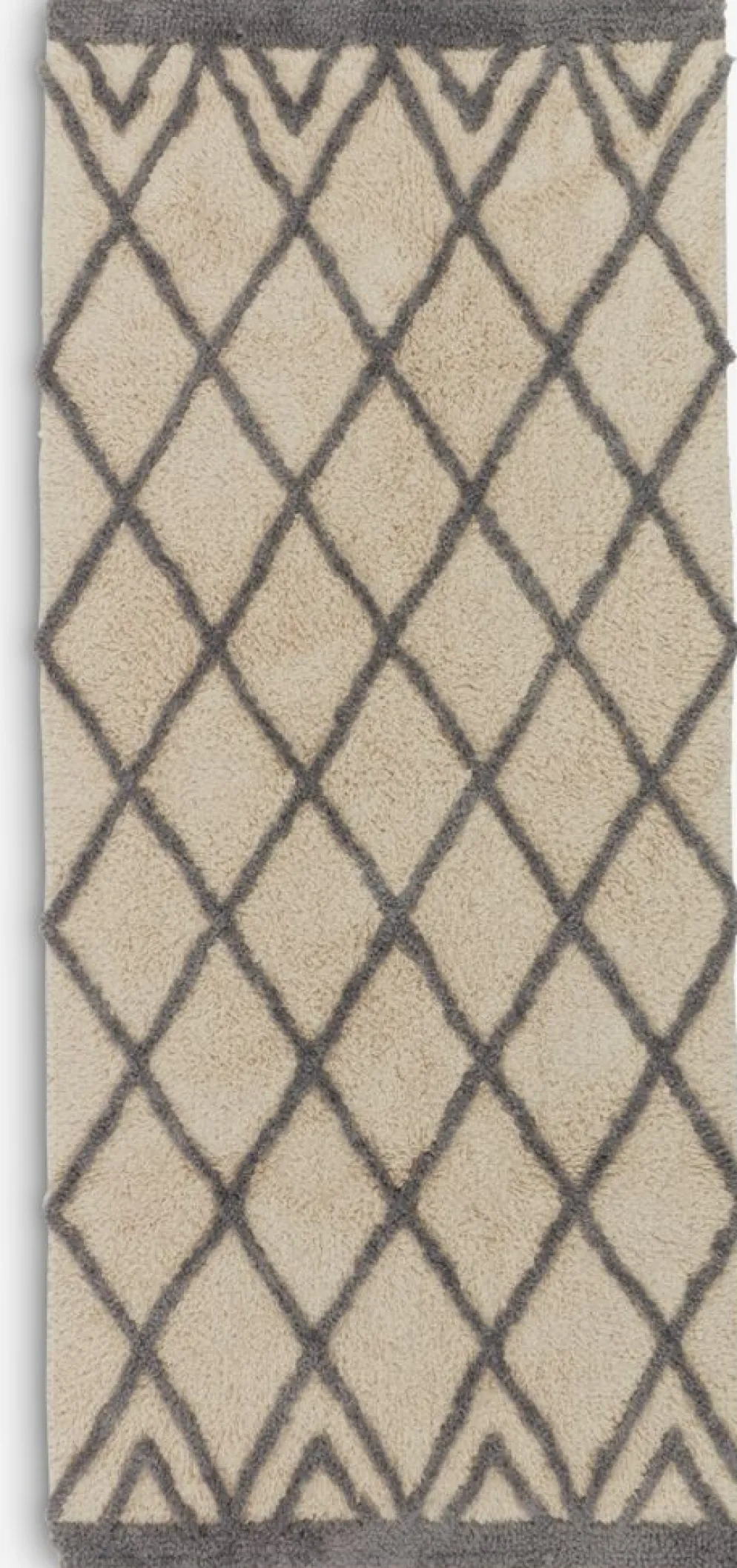 PENGEURTAlfombra PENGEURT 70x160 blanco crudo/gris