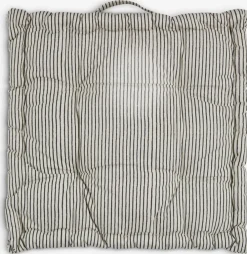 PILCojín de asiento PIL 40x40x7 beis/negro