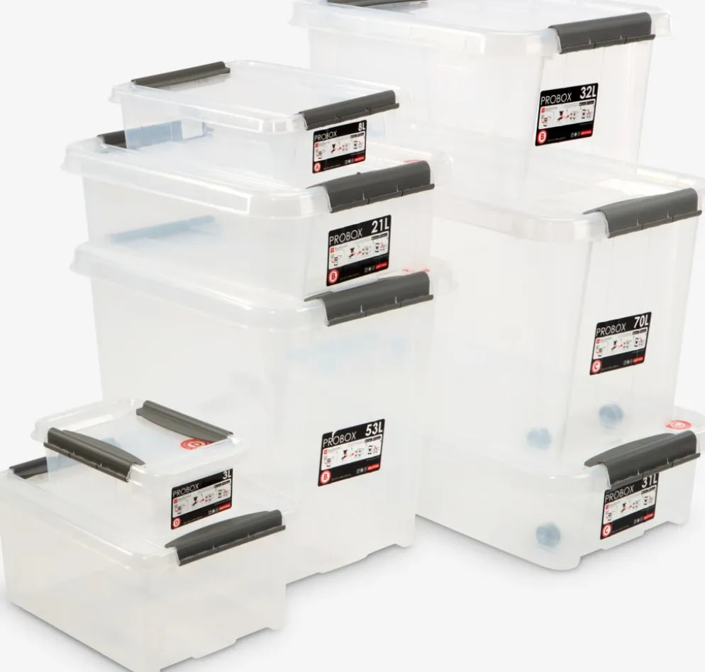 PROBOXCaja PROBOX 70L con tapa transparente