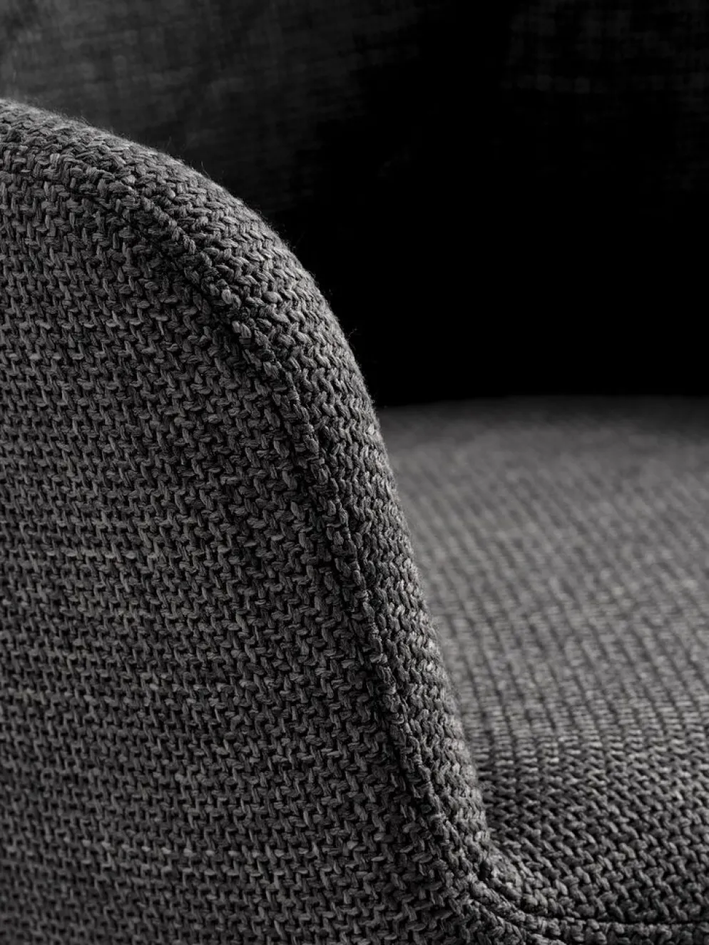 PURHUSSilla de comedor PURHUS gris/negro