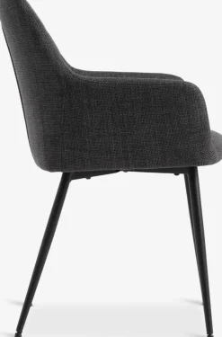 PURHUSSilla de comedor PURHUS gris/negro
