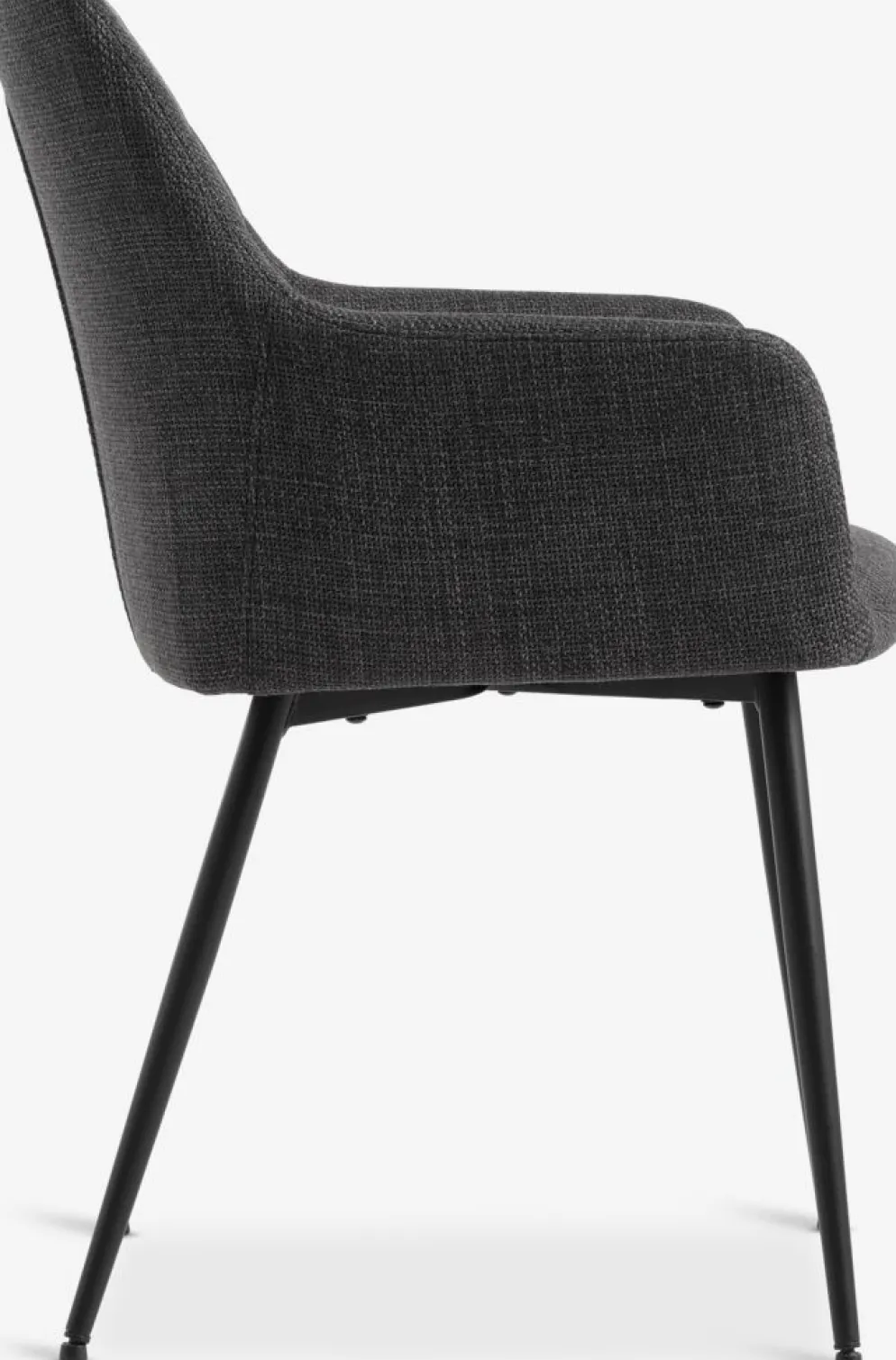 PURHUSSilla de comedor PURHUS gris/negro