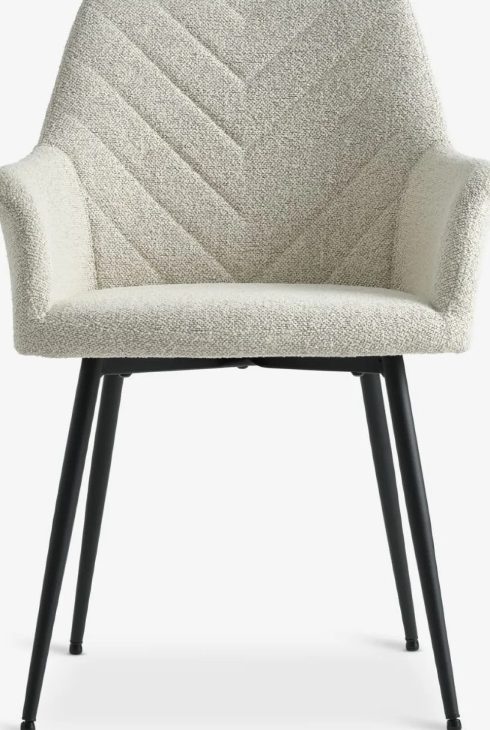 PURHUSSilla de comedor PURHUS blanco crudo/negro
