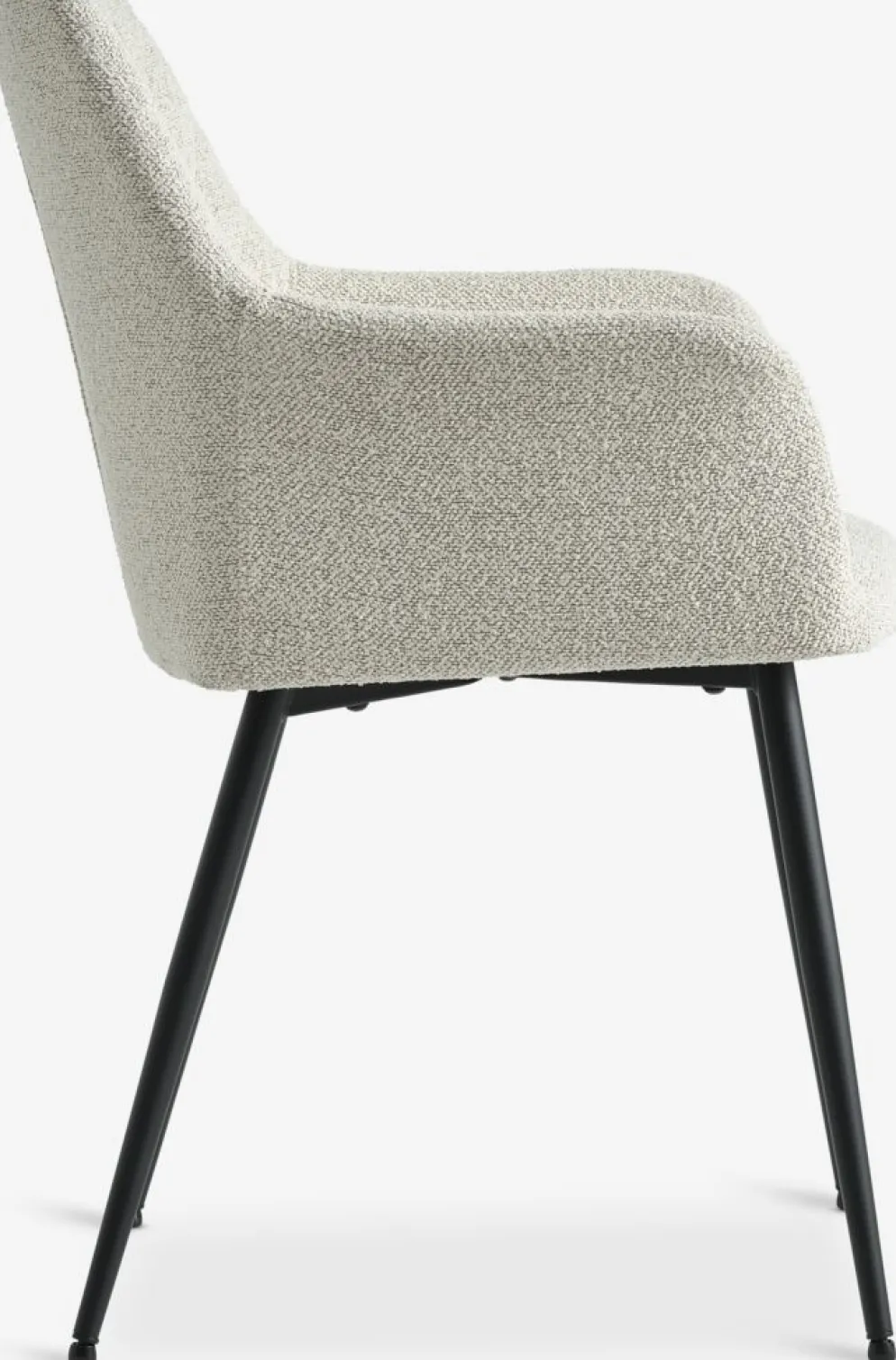 PURHUSSilla de comedor PURHUS blanco crudo/negro