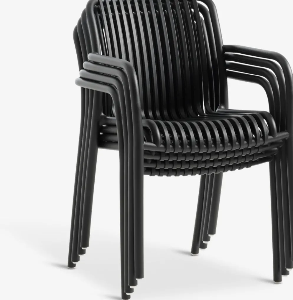 RADSTRUP + NABBENMesa RADSTRUP Ø60 + 2 sillas NABBEN negro