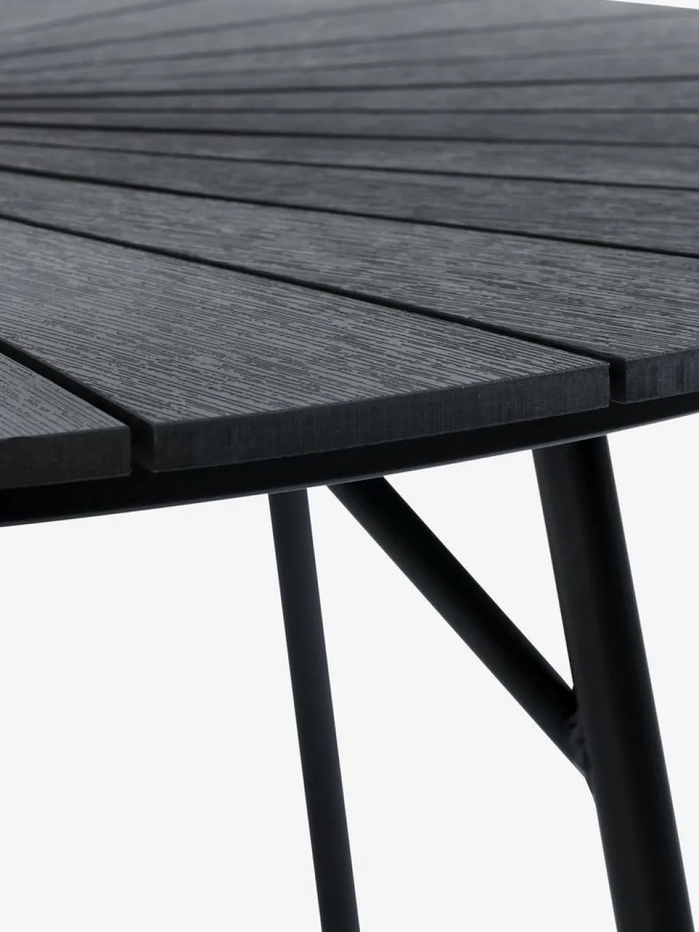 RANGSTRUPMesa de jardín RANGSTRUP Ø130 negro/negro