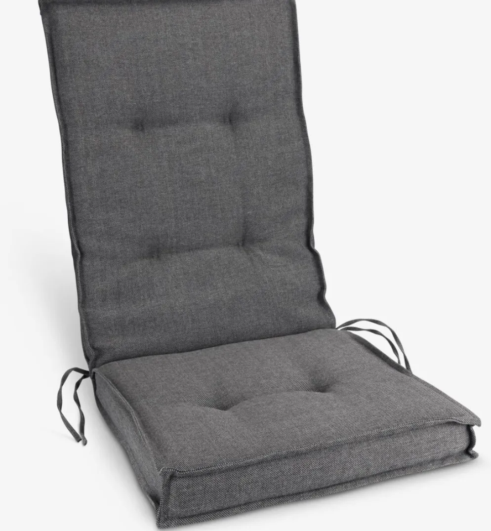 REBSENGECojín de jardín para silla reclinable REBSENGE gris oscuro