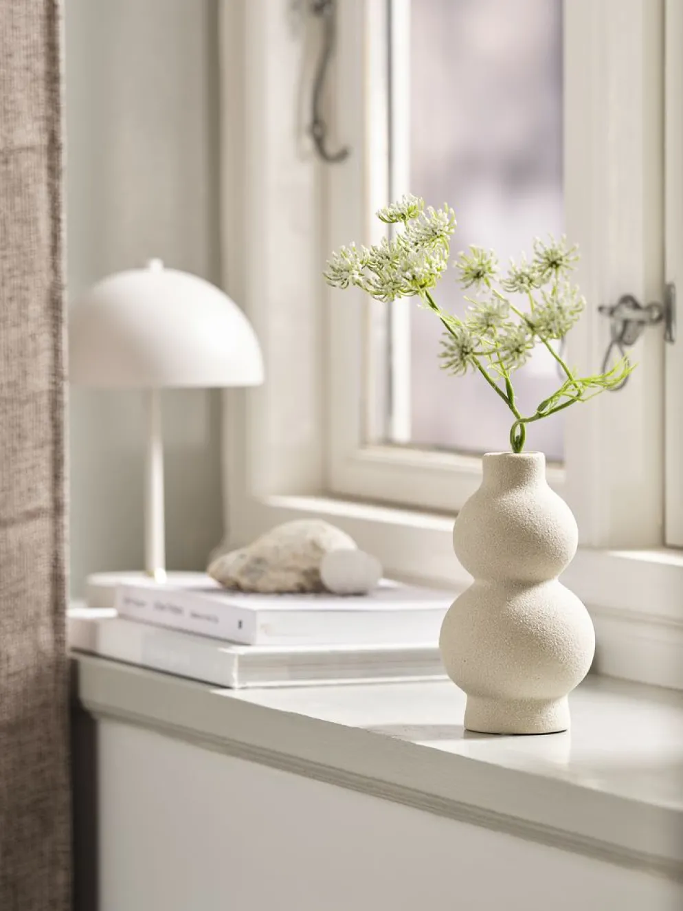 REGNVALDJarrón REGNVALD Ø8xA16cm blanco