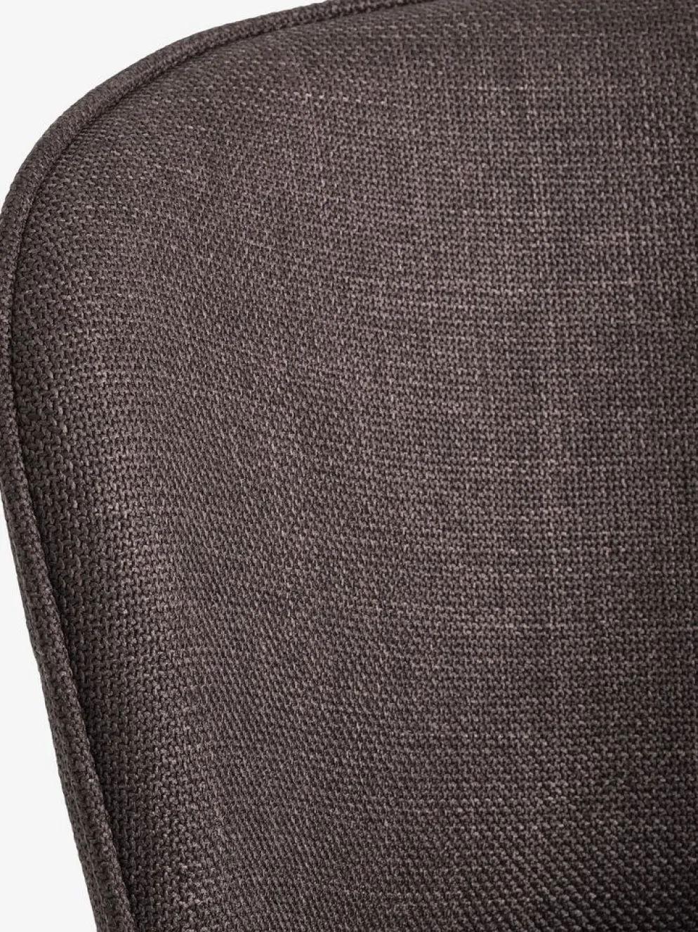 RISSKOVSilla de comedor RISSKOV tela marrón oscuro/negro