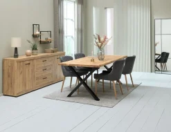 ROSKILDEExtensión de mesa ROSKILDE 95x50 roble natural