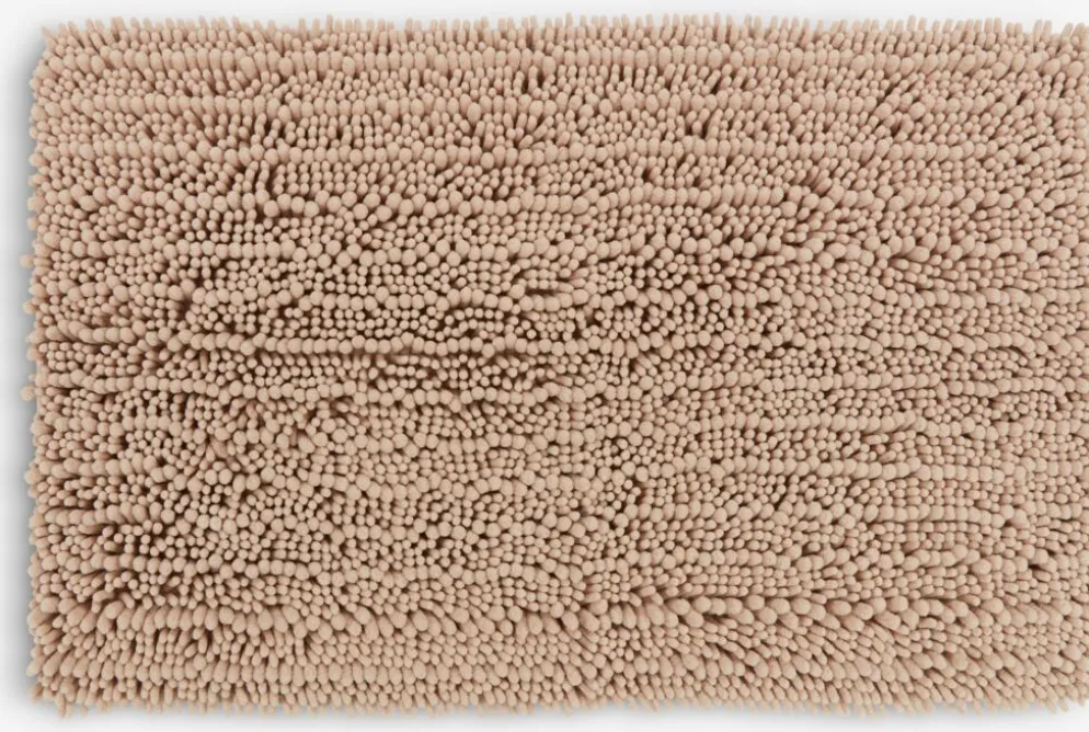 ROSVIKPLUSAlfombrilla de baño ROSVIK 50x80cm chenilla arena