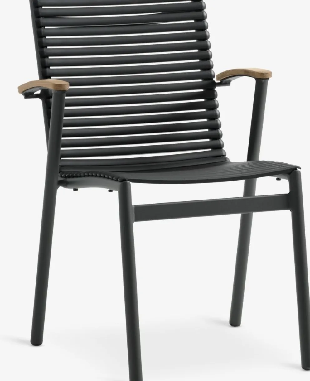 SADBJERGSilla apilable SADBJERG negro