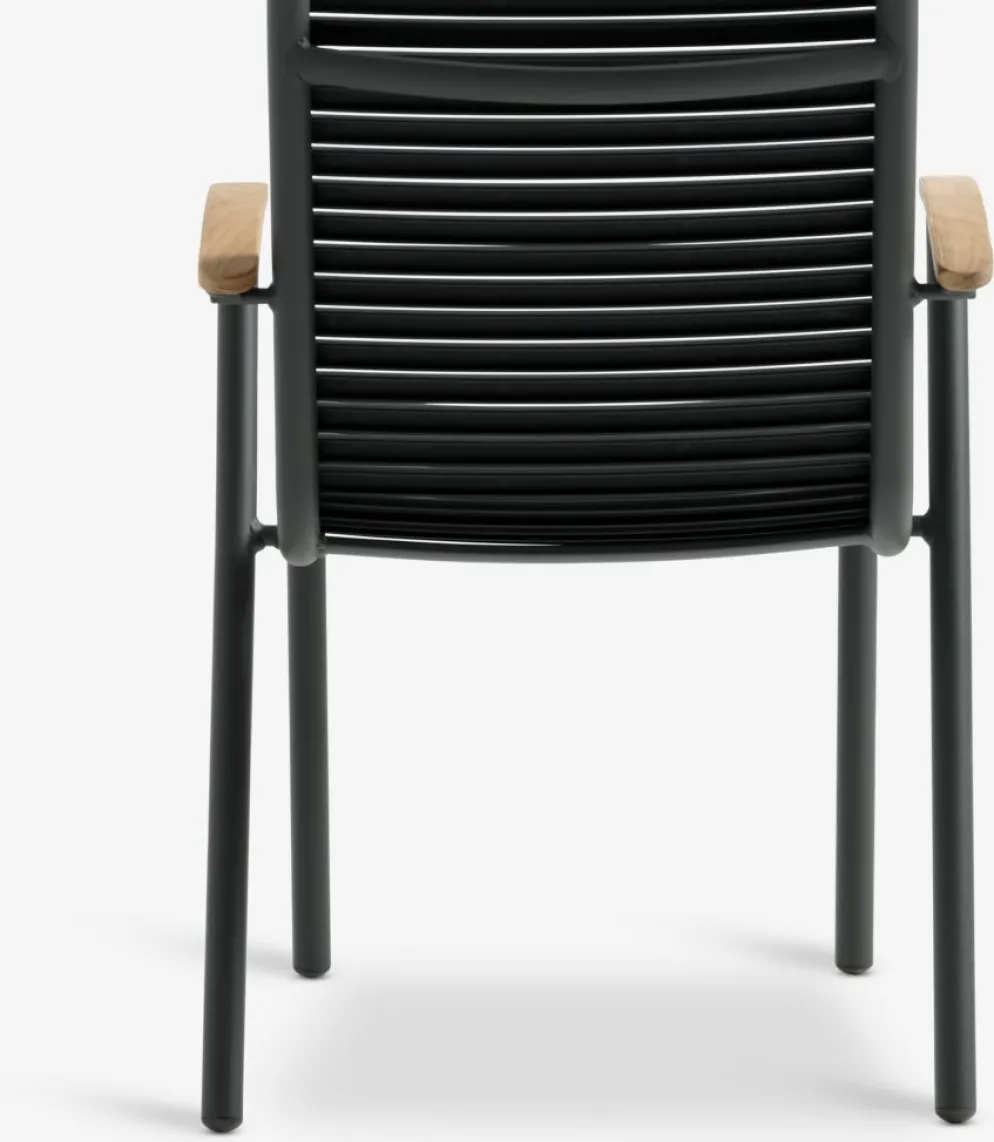 SADBJERGSilla apilable SADBJERG negro