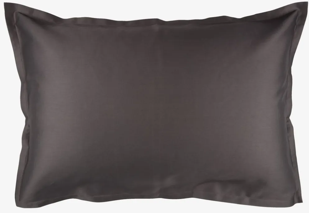 SALLYGOLDFunda de almohada de satén SALLY 50x70/75 gris