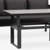 SALTENConjunto muebles jardín SALTEN 5 plazas secado rápido negro