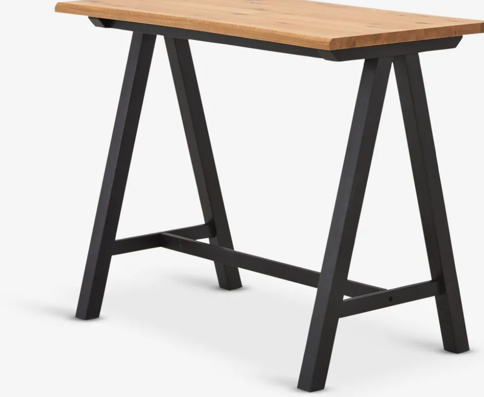 SANDBYMesa de bar SANDBY 71x128 roble natural/negro