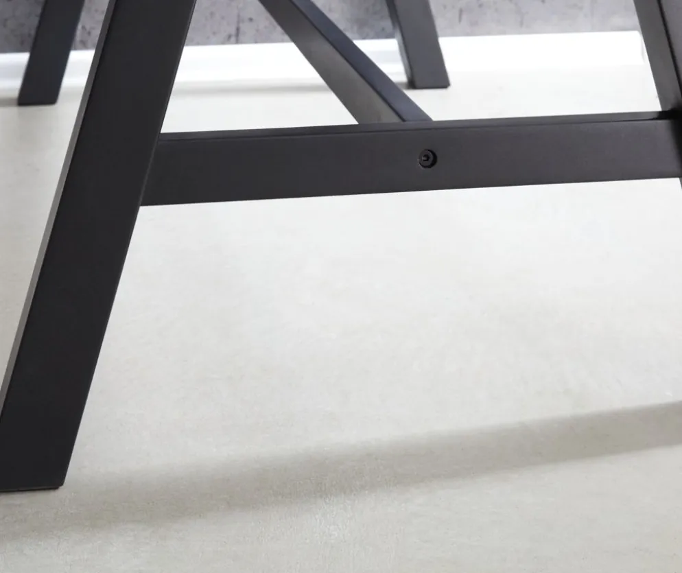 SANDBYMesa de bar SANDBY 71x128 roble natural/negro