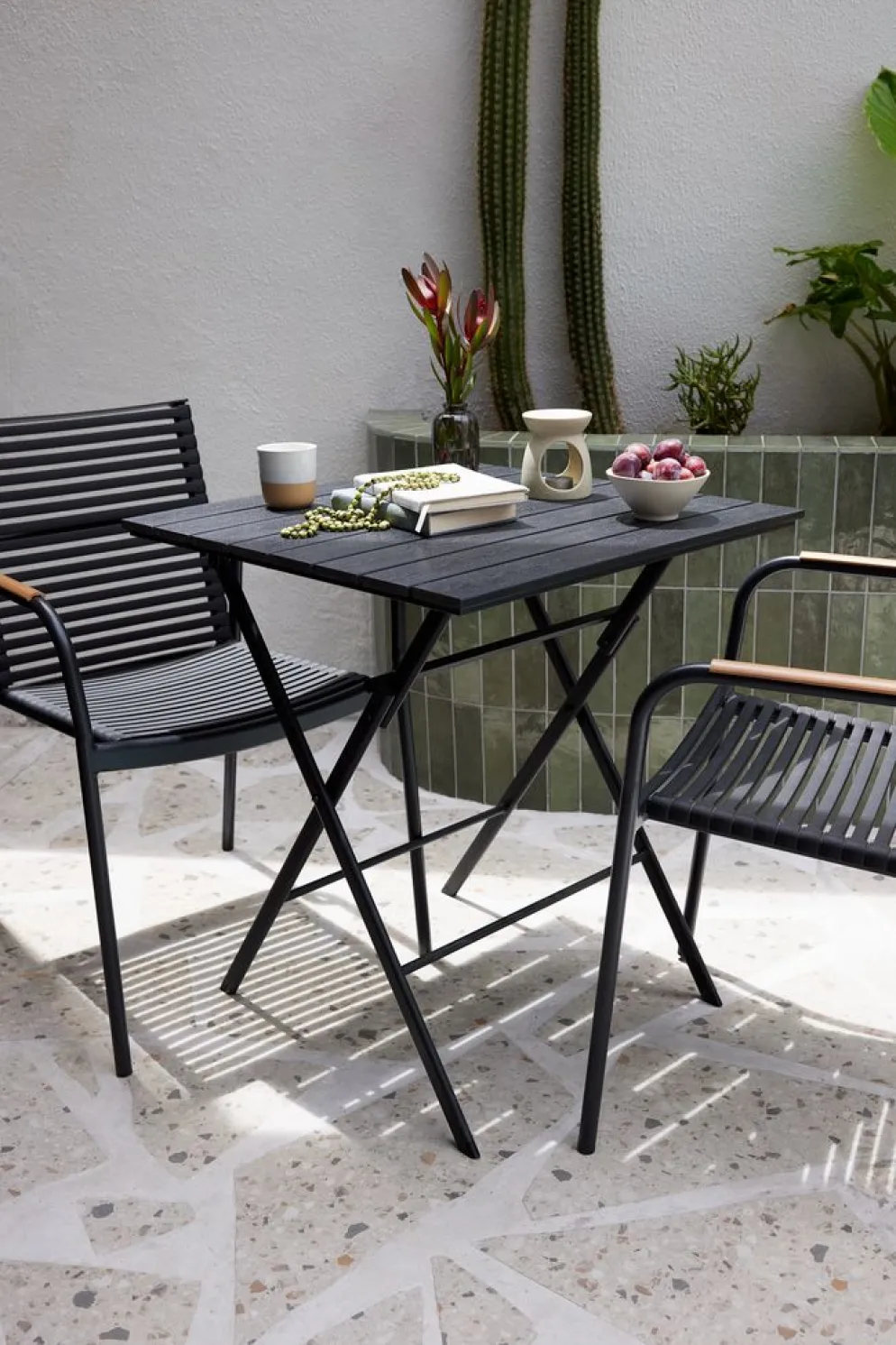SANDVIKAMesa de balcón SANDVIKA 65x65 negro