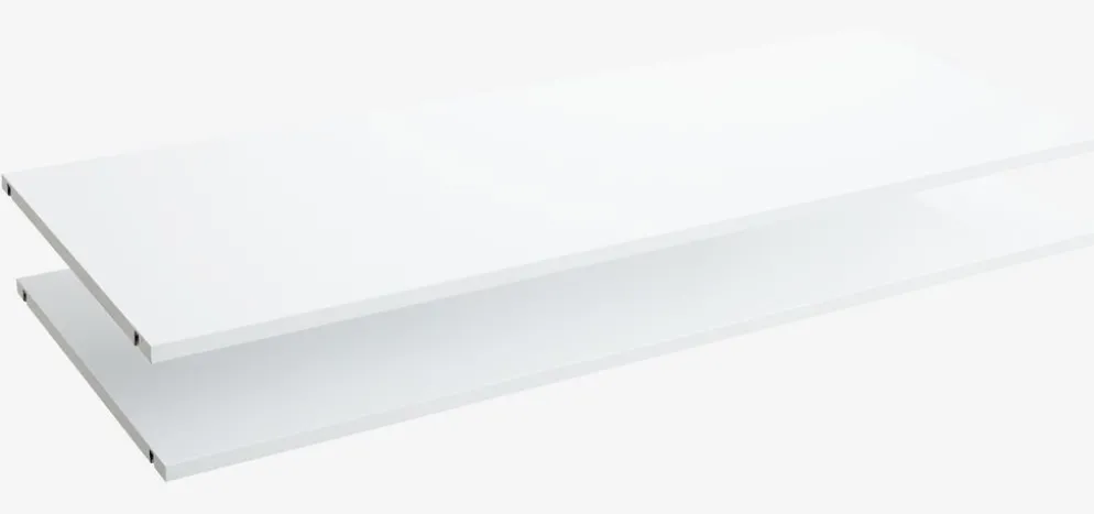 SATTRUPEstantes SATTRUP 98x48 2 unidades blanco