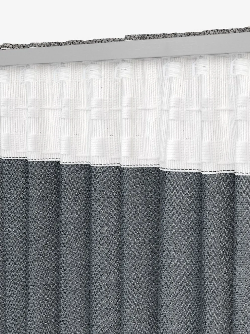 SAVALENCortina SAVALEN 1x140x245 chenilla gris