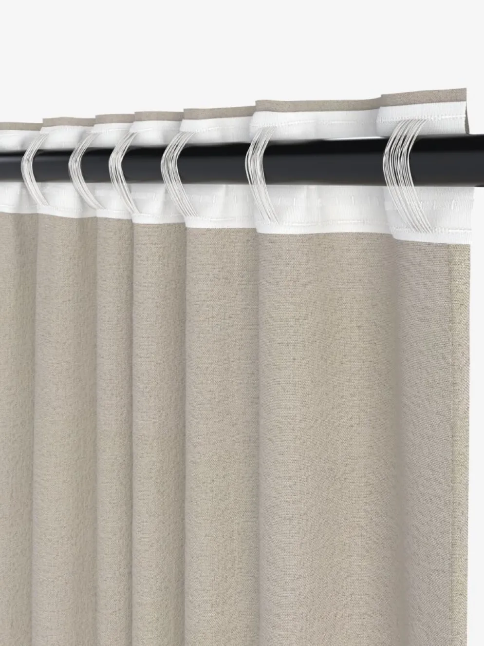 SEILANDCortina opaca SEILAND 1x135x245 beis