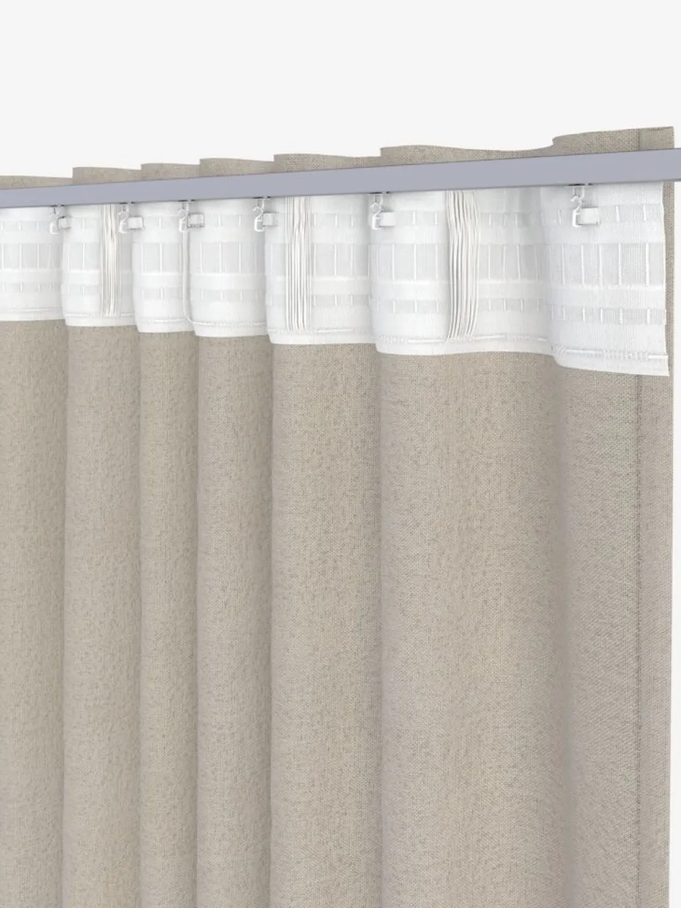 SEILANDCortina opaca SEILAND 1x135x245 beis