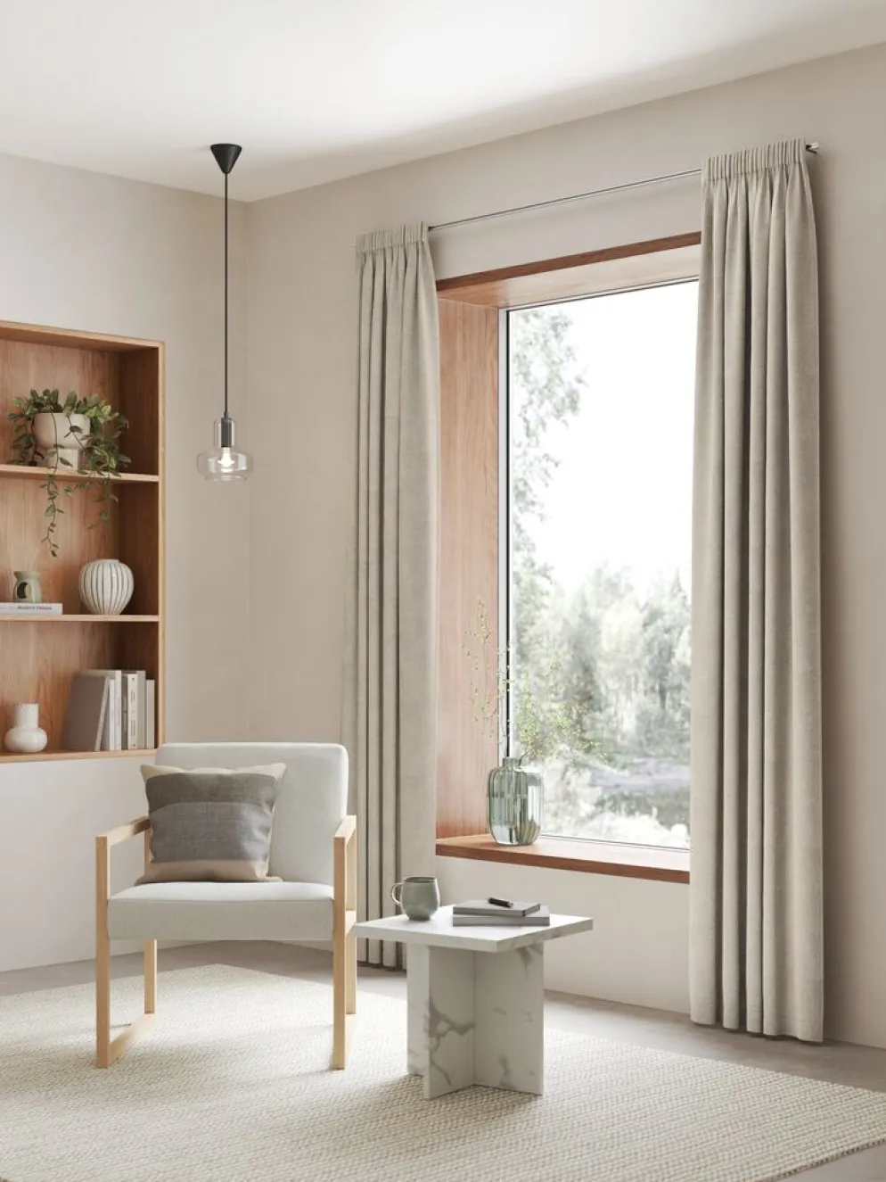 SEILANDCortina opaca SEILAND 1x135x245 beis