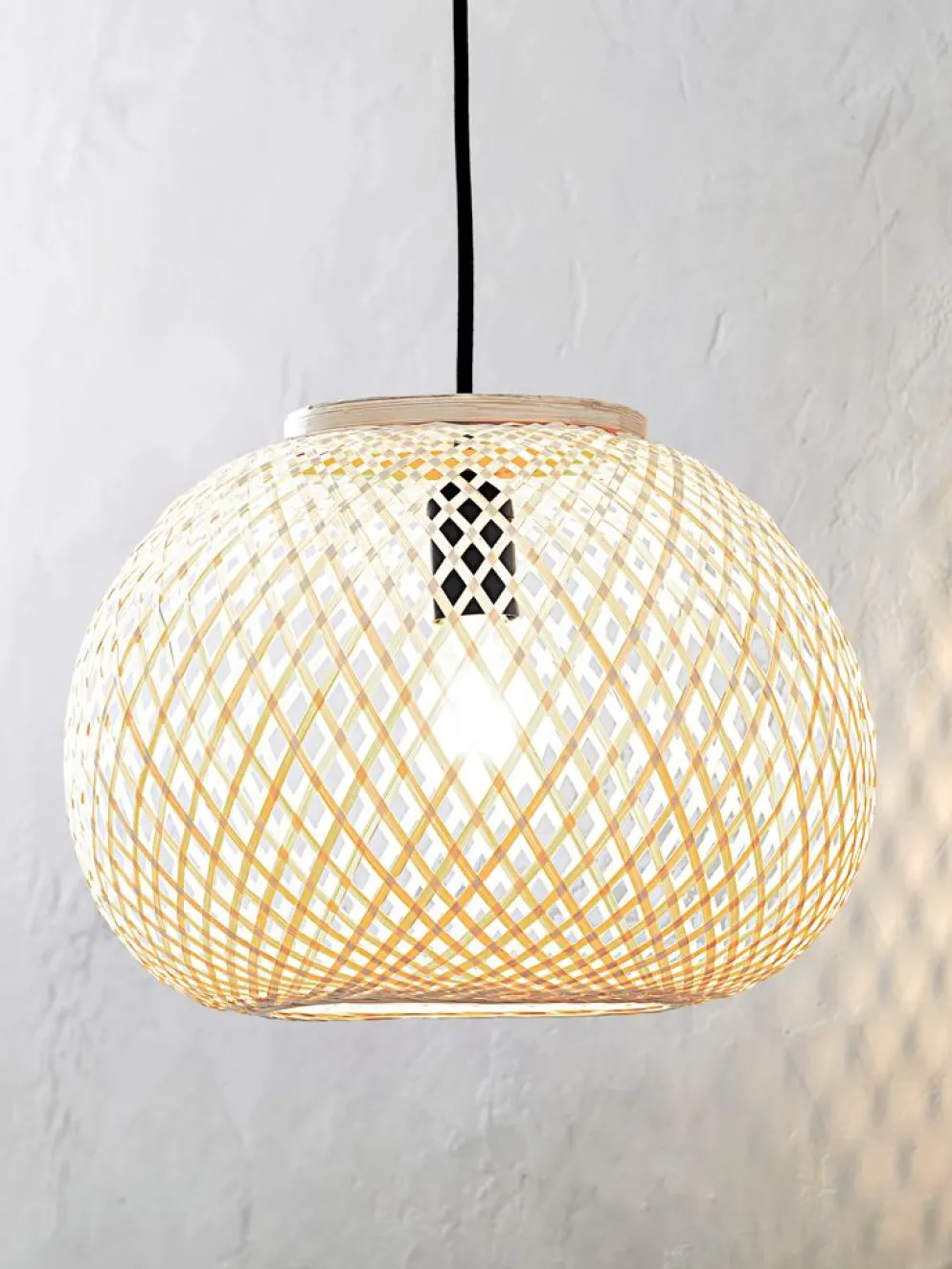 SIGVARDLámpara de techo SIGVARD Ø35xA26cm bambú