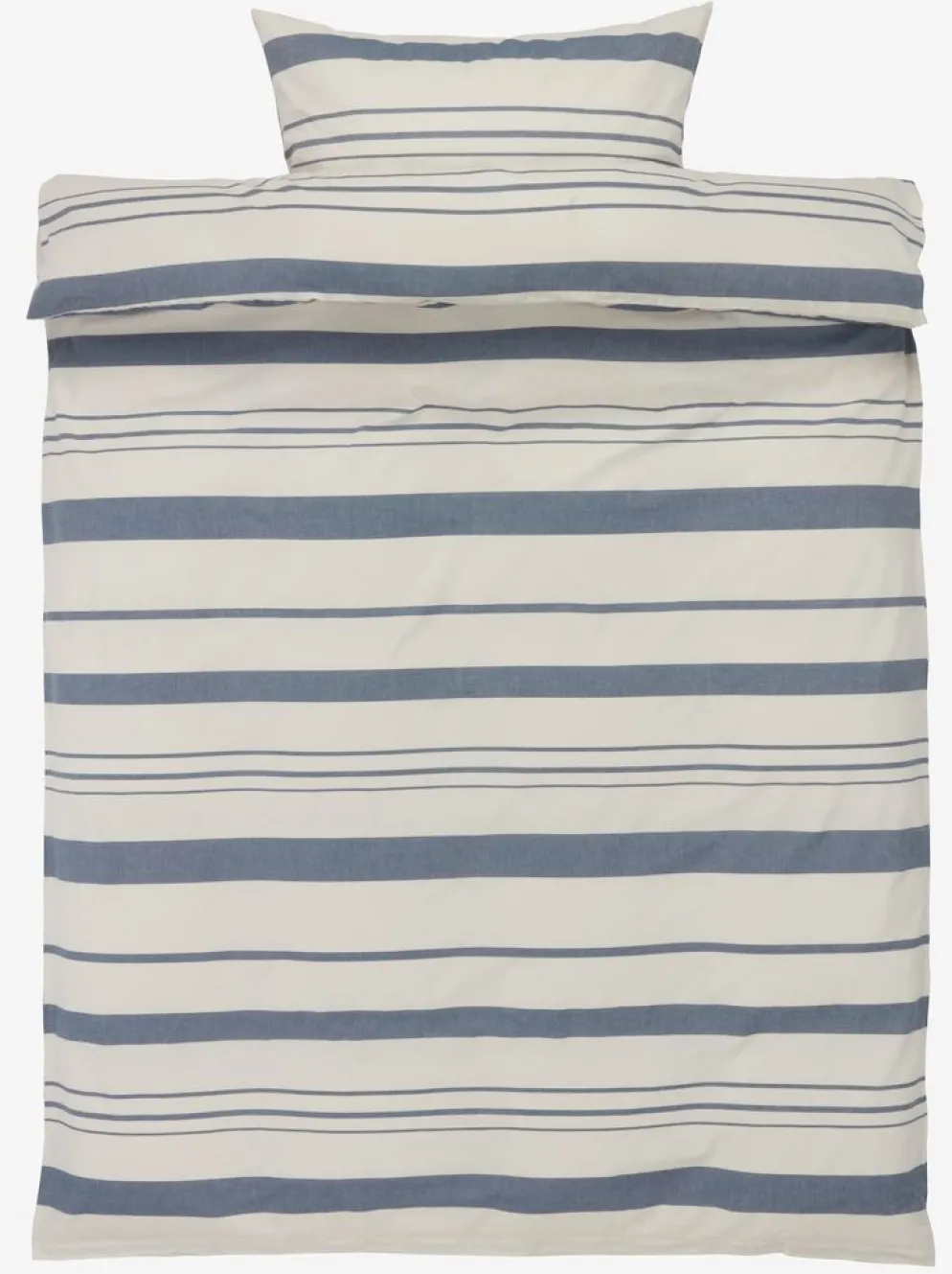 SILJEGOLDJuego funda nórdica hilo teñido SILJE 155x220 azul marino
