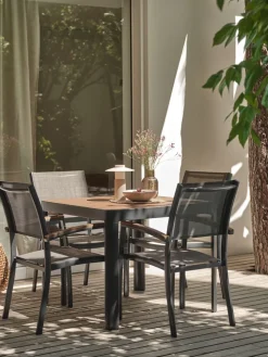 SIRDALMesa de jardín SIRDAL A91xL91 madera dura