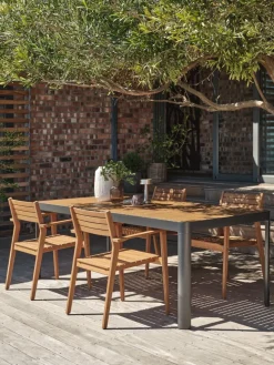 SIRDALMesa de jardín SIRDAL A91xL211 madera dura