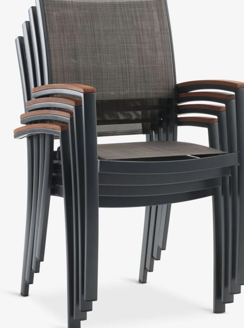 SIRDALSilla apilable SIRDAL gris