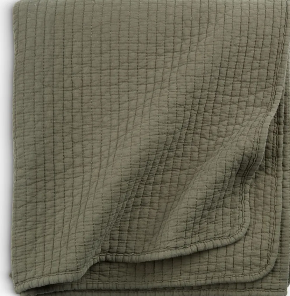 SIVBLOMManta acolchada SIVBLOM 130x180 verde oscuro