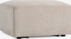 SKEJBYMódulo de sofá SKEJBY chaise longue/puf tela beis