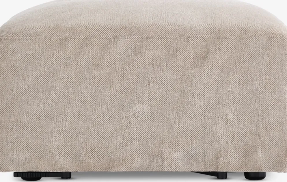 SKEJBYMódulo de sofá SKEJBY chaise longue/puf tela beis
