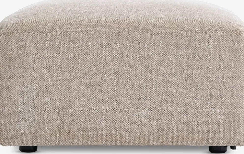 SKEJBYMódulo de sofá SKEJBY chaise longue/puf tela beis