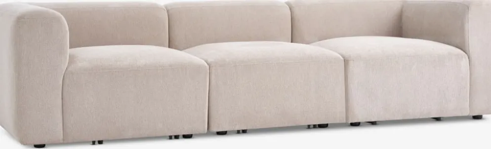 SKEJBYSofá modular SKEJBY 3 plazas tela beis