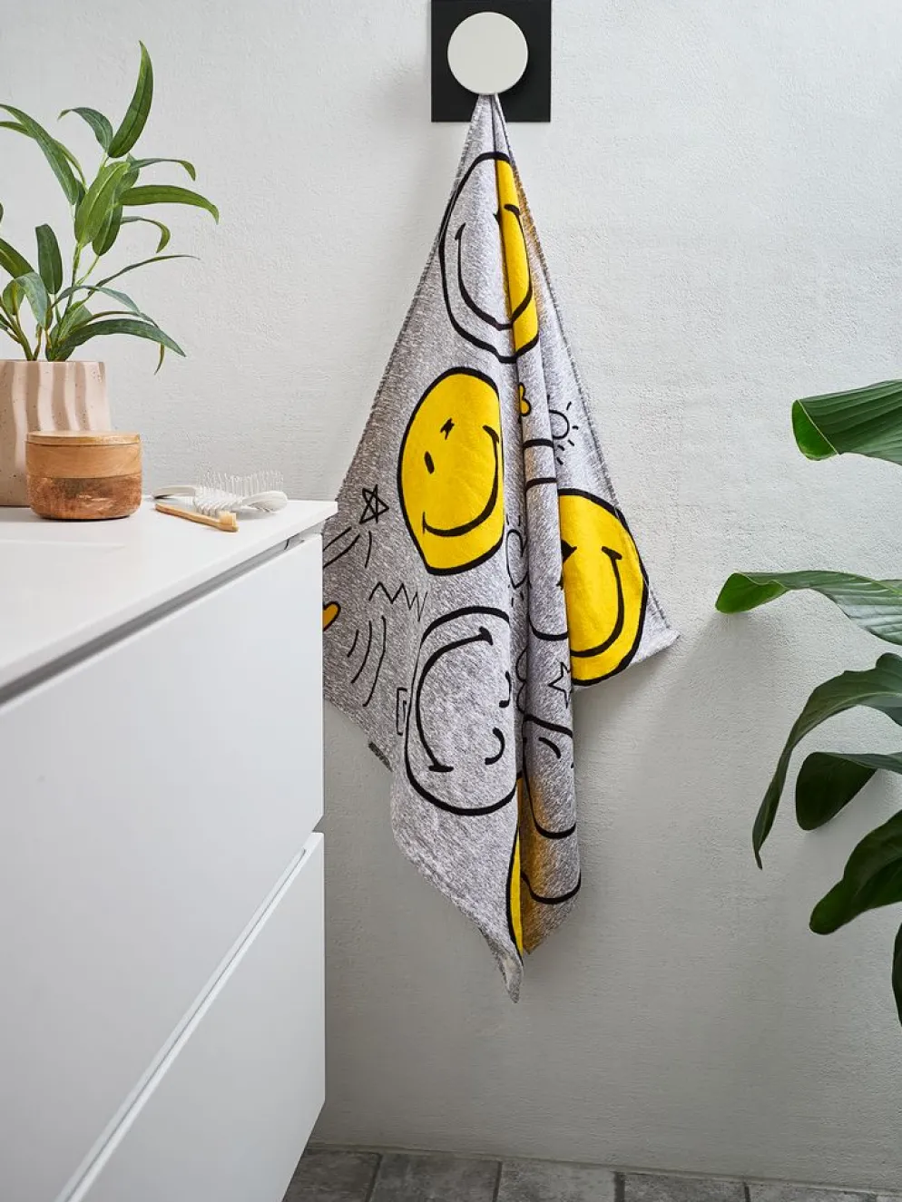 SMILEYGOLDToalla de ducha SMILEY 70x140