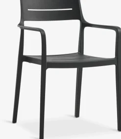 SONNERUP + INGSTRUPMesa SONNERUP L215 gris + 4 sillas INGSTRUP negro