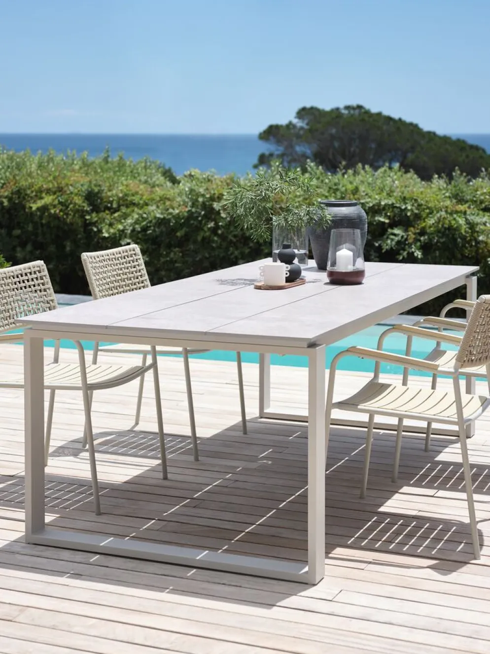 SONNERUPMesa de jardín SONNERUP A100xL215 beis