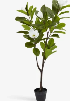 SPINDELPlanta artificial SPINDEL A120cm verde/blanco magnolia