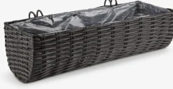 STEINTROSTJardinera para balcón STEINTROST A18xL50xA16 negro