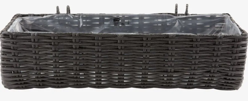 STEINTROSTJardinera para balcón STEINTROST A18xL50xA16 negro