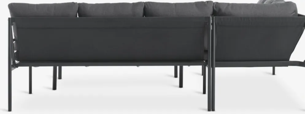 STROEMSTADConjunto muebles jardín STROEMSTAD 6 plazas negro