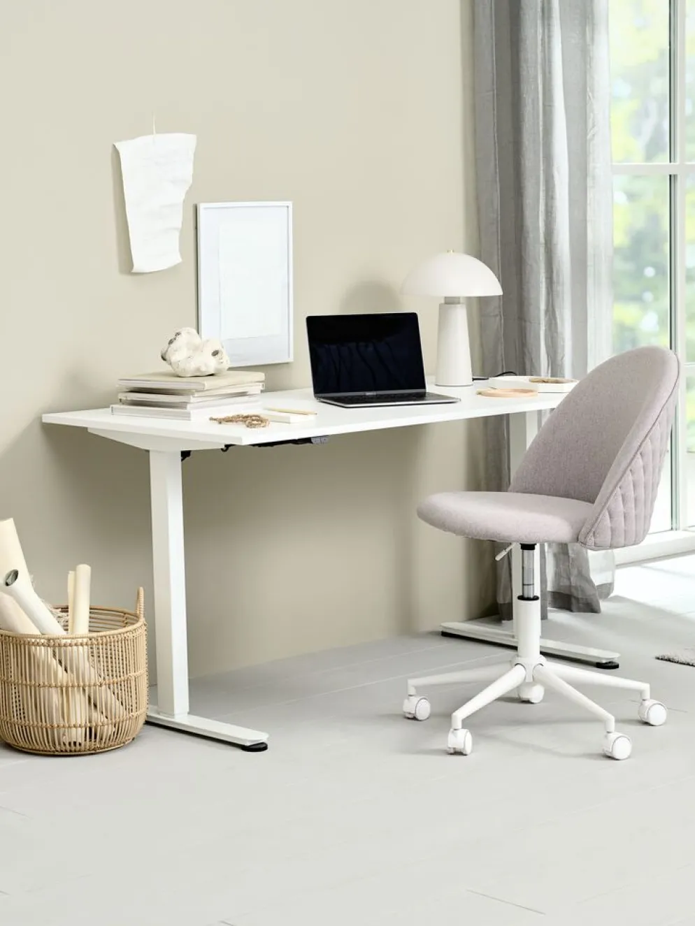 SVANEKEEscritorio elevable SVANEKE 80x160 blanco