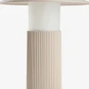 SVANELámpara de mesa recargable SVANE Ø21×A25cm arena