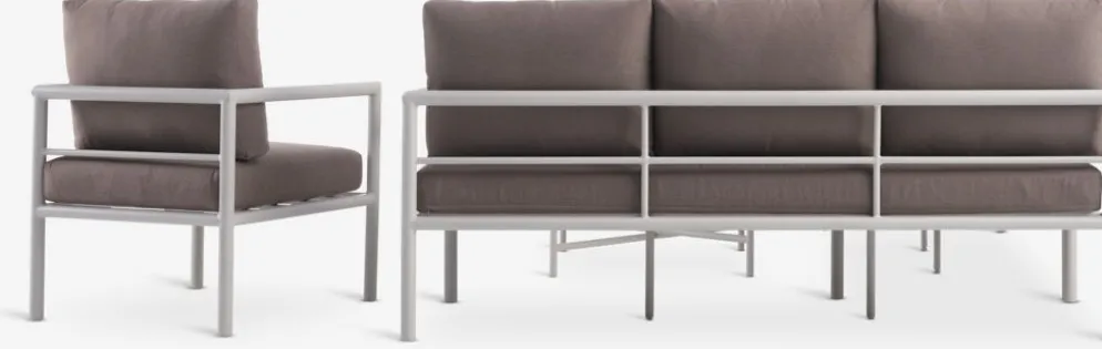TAERNABYConjunto muebles jardín TAERNABY 7 plazas beis