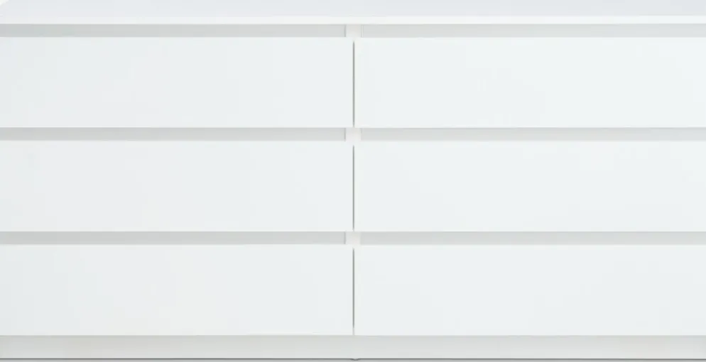 TANGECómoda TANGE 3+3 cajones blanco