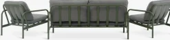 TEGLUMConjunto muebles jardín TEGLUM 4,5 plazas verde oliva